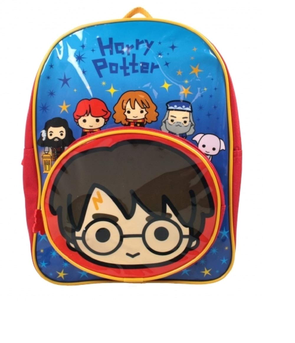 Harry Potter Backpack with Front Pocket Junior School Rucksack Travel Bag, 32cm