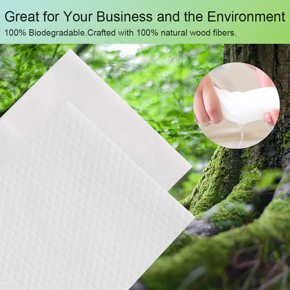 Disposable Hair Towels,BS 50pcs Large Luxury Hair Salon Towels-Spa and Salon Quality Softness for Guests, Clients | Hair, Face, Body Use-Ecofriendly,Biodegradable,Size: 31.5" x 15.7": Home & Kitchen