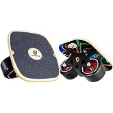 YHKEMA Portable Drift Roller Road Drift Skates Plate Skateboard-Split Design with 7-Ply Maple Freeskates, Anti-Slip Grip Tape &amp; Premium PU Wheels High-End Bearings for Road Surfing &amp; Drifting