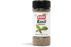 Badia Basil Leaves, 0.75 oz – Sweet Aromatic Herb for Essential Italian Recipes