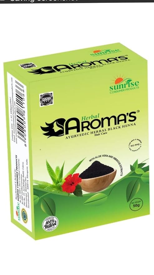 Buy Herbal Aroma S Ayurvedic Herbal Black Henna Hair Care With