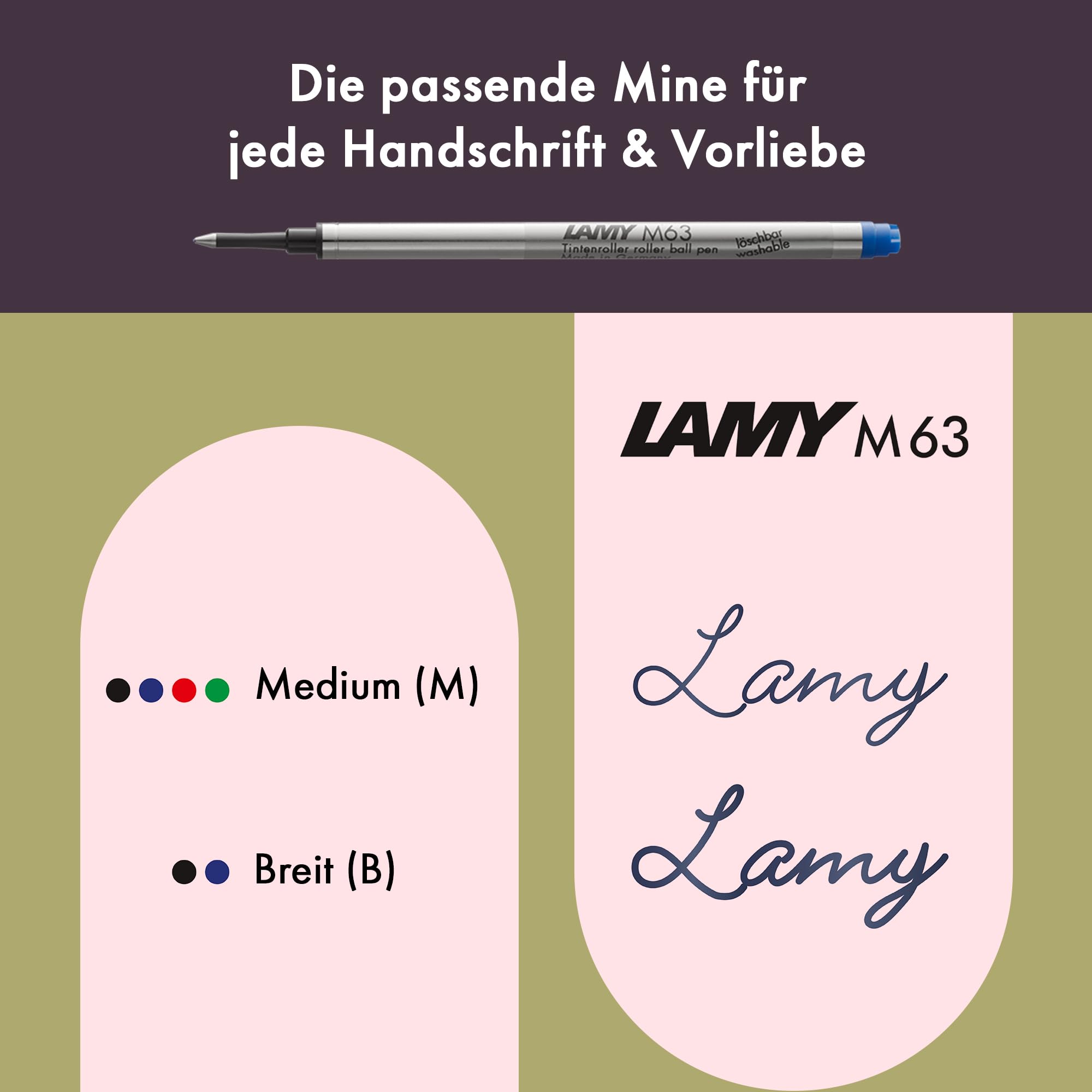 Lamy safari scarlet Tintenroller in Strichbreite M 4