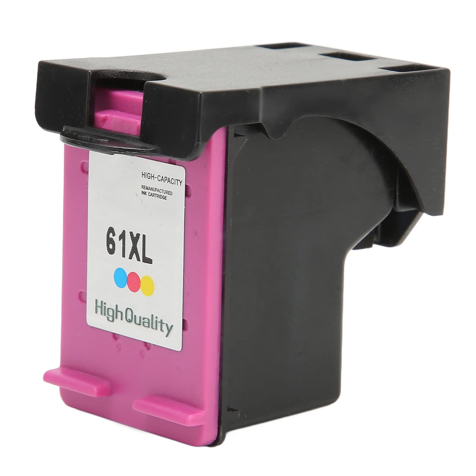 61 XL Ink Cartridge Replacement for HP 61XL, Excellent Printer Ink Cartridges for HP Envy 4500 5535 5530 Deskjet 1010 2540 1055 1512 3510 3050A Officejet 4635 2620 Printer(H 61XLC Color)