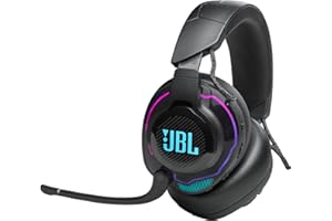 JBL Quantum 910 - Wireless Over-Ear Performance Gaming Headset with Head Tracking-Enhanced, Active Noise Cancelling and Bluetooth, QuantumSPATIAL 360, Low Latency Wireless System (Black)