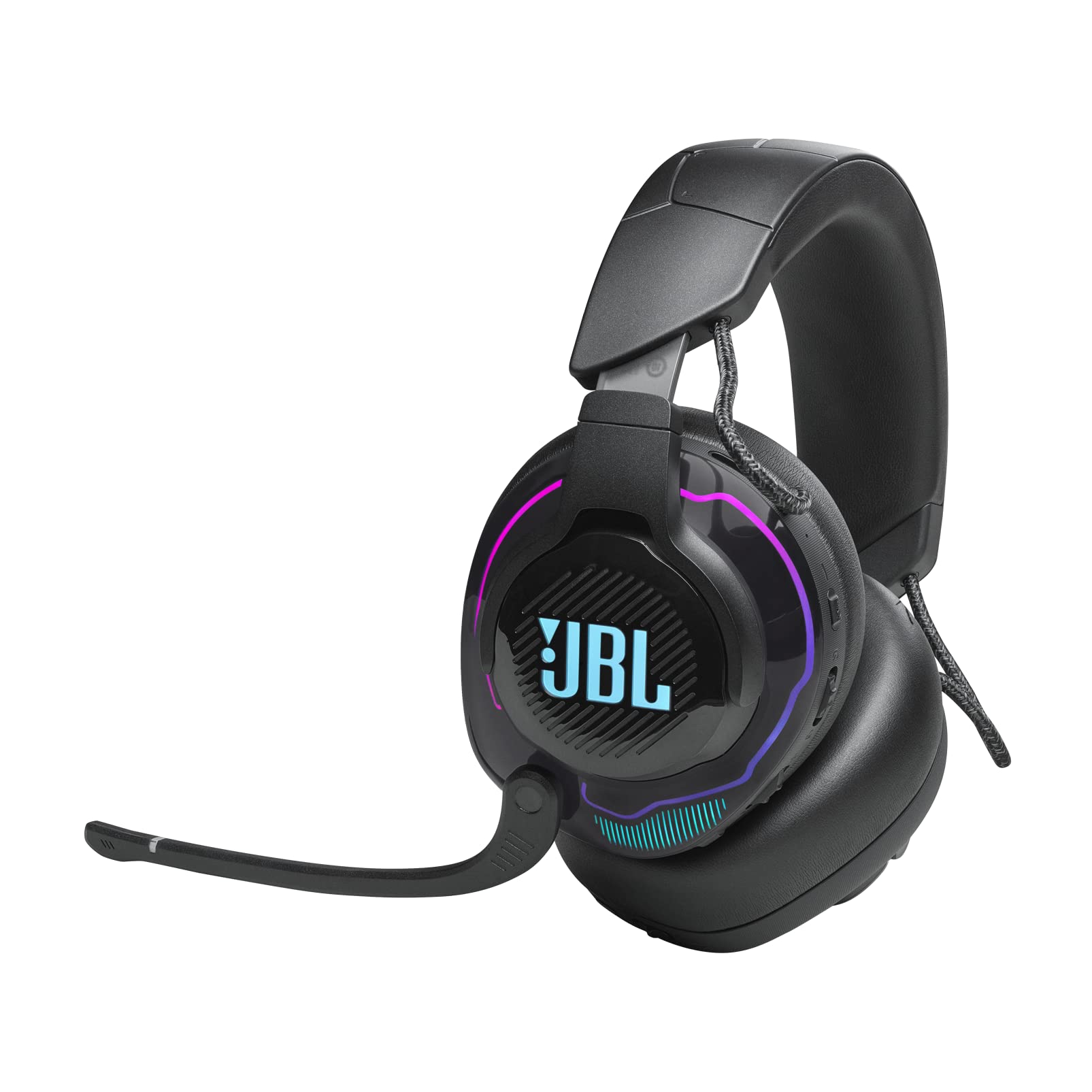 JBL Quantum 910 - Wireless Over-Ear Performance Gaming Headset with Head Tracking-Enhanced, Active Noise Cancelling and Bluetooth, JBL QuantumSPATIAL 360, Low Latency Wireless System (Black)
