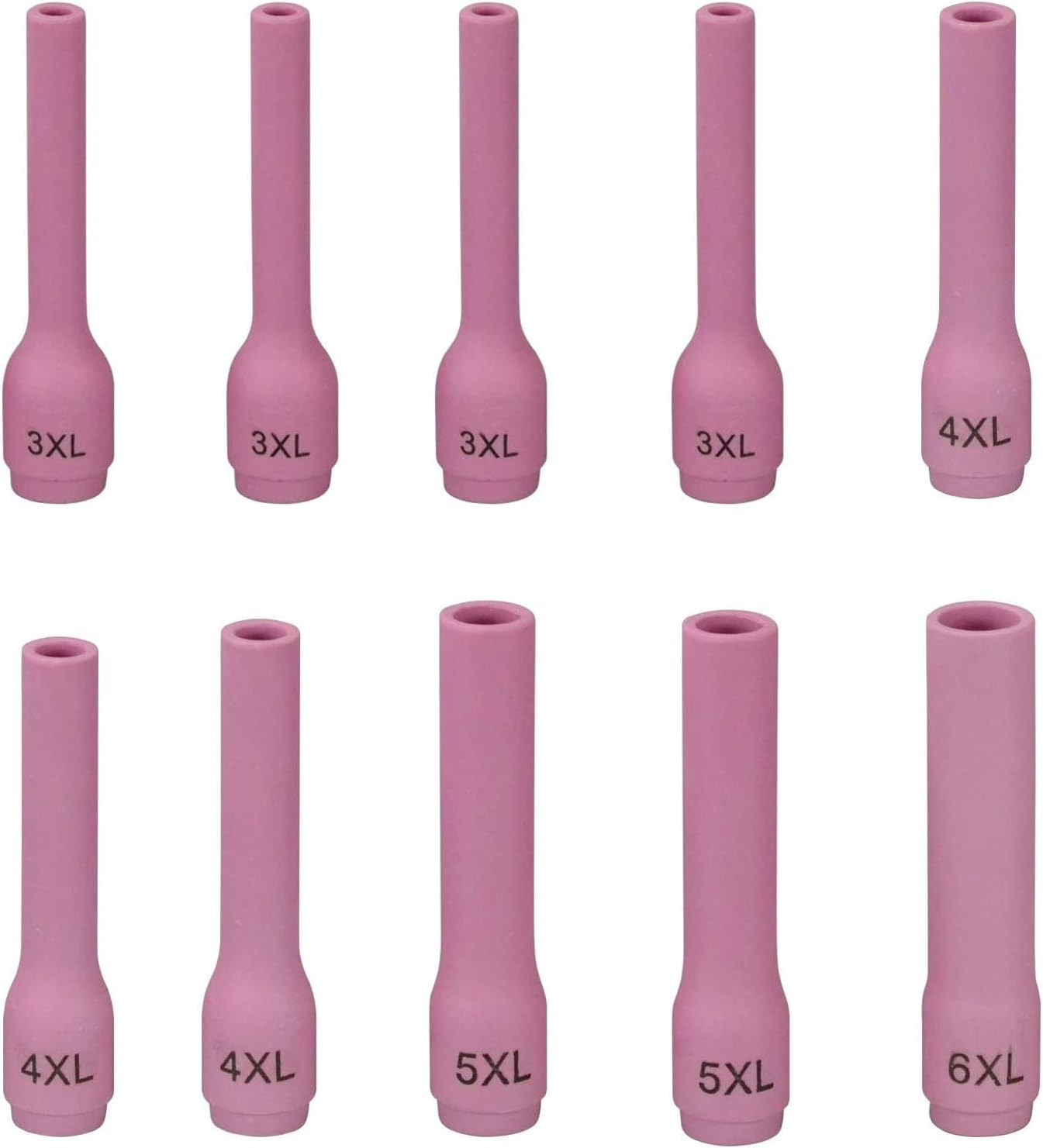 Kit Materiali Di Consumo Per Saldatura TIG – 123 Pezzi Per Torce WP-17/18/26 – Ugelli In Allumina E Pinze - 4