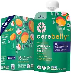 Cerebelly, Baby Food MultIPAck Whte Bean Pumpkin Apple 3 Count, 12 Ounce
