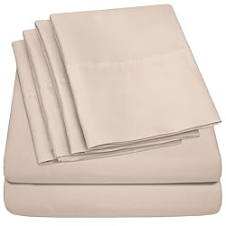 Cal King Size Bed Sheets - 6 Piece 1500 Supreme