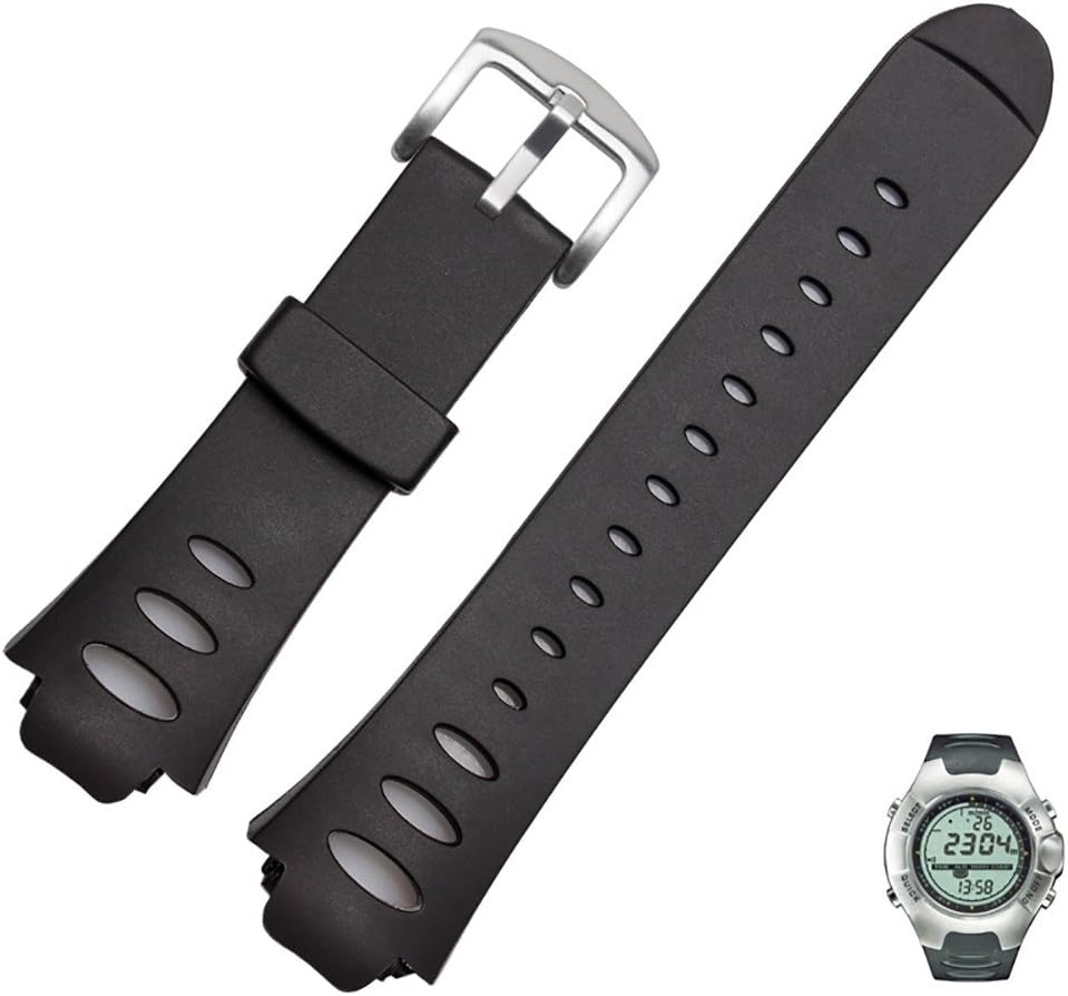 Zeshlla Essential, Rubber Replacement Watch Band Strap SS0S4723000 for SUUNTO Observer SR X6HRM