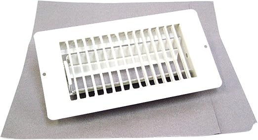 Deluxe Metal Mobile Home Floor Register Vents 4x8 White