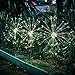 Solar Firework Light, Epicgadget 105 LED Warm Light Outdoor Firework Solar Garden Decorative Lights for Walkway Pathway Backyard Christmas Decoration Parties (Warm White) (2 Pieces)