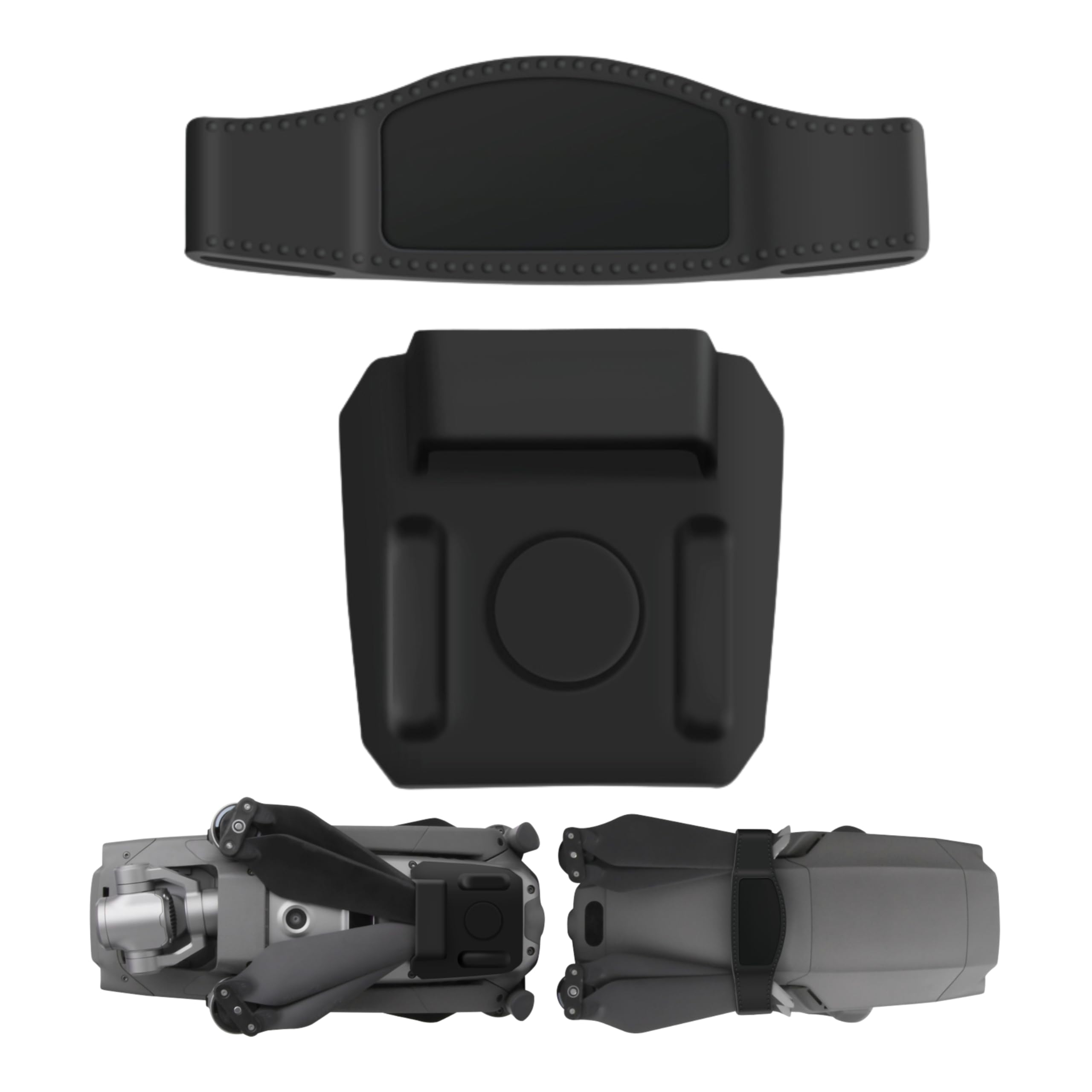 Propeller Guard Holder, suitable for DJI Mavic 2 Pro and 2 Zoom, soft silicone, Propeller Stabilizer during Transport, Propeller Holder Strap for Rotor Blades, Drone Accessories suitale for MAVIC 2