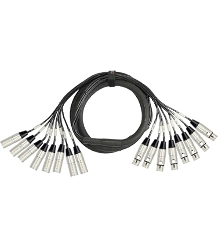 Cavo Multipolare Behringer GMX-300 Gold 3m Con Connettori XLR - Per Studio E Palco