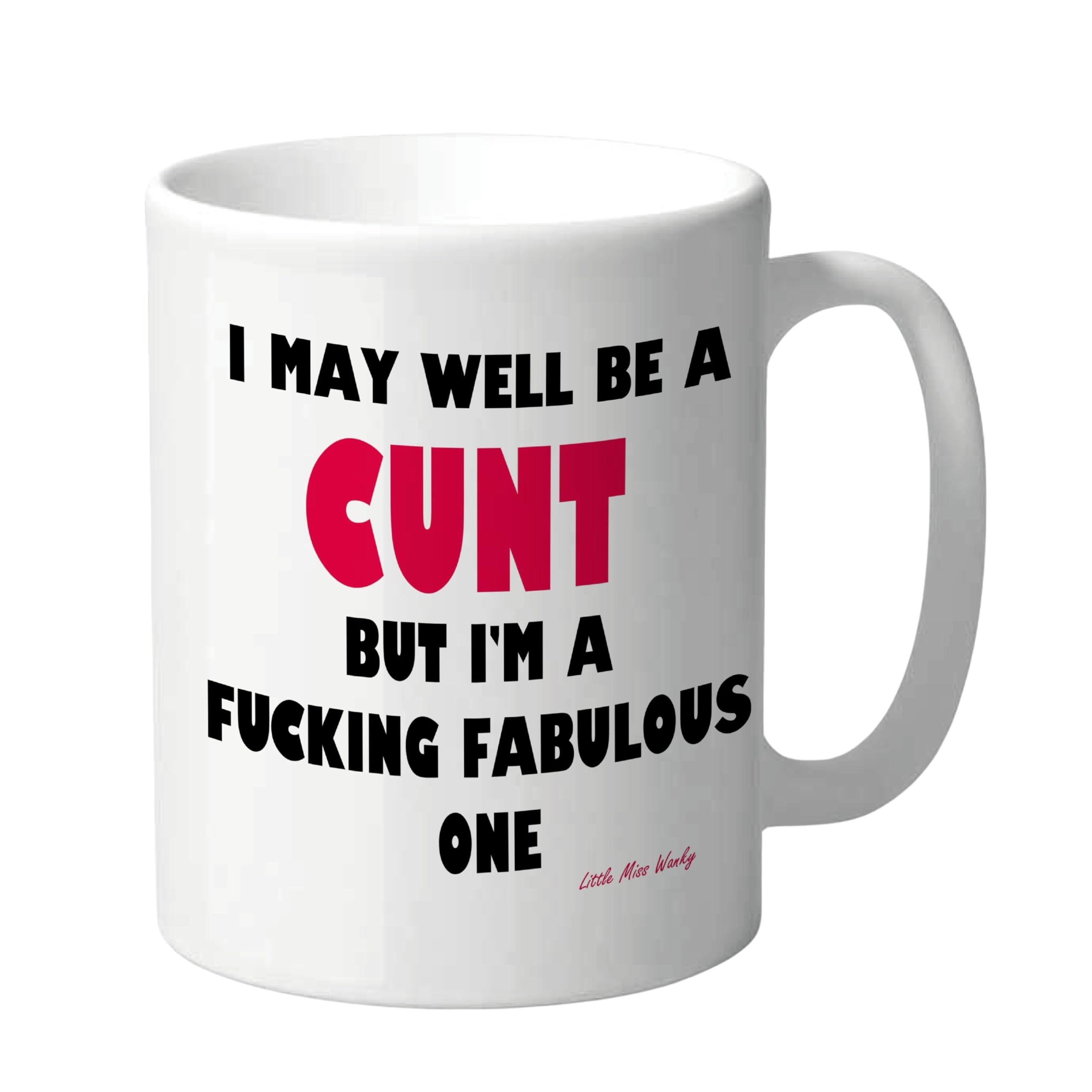 Cheeky Chops Cunt Mug for Adults Rude Sweary Offensive Sarcastic Humour Coffee Cup for Men Women Birthday Secret Santa Novelty (Fabulous)