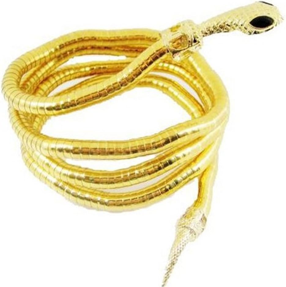 City of Bones Isabelle Lightwood's Electrum Whipserpent Snake Bracelet Gold Color
