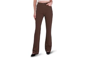 Houmous S-XXL 29'' 31'' 33'' 35'' Inseam Women's Bootcut Dress Pants Pockets Stretch Work Lounge Pant Office Casual