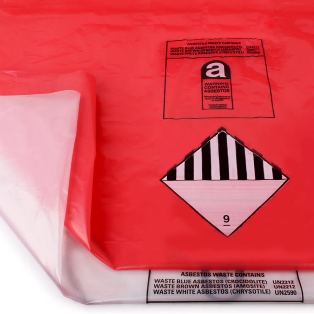 The Chemical Hut Heavy Duty Asbestos and Rubble Waste Removal Bags. X25