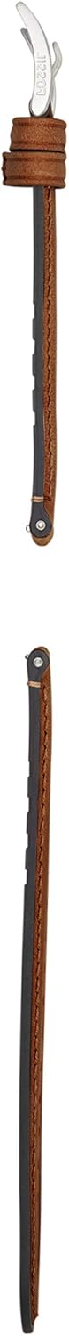Fossil Unisex 22mm Leather/Silicone Interchangeable Watch Band Strap, Color: Light Brown/Silicone-Backed (Model: S221300): Watches