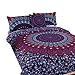 Sleepwish 4 Pcs Love Stretches Bedding Bohemian Retro Bohemian Duvet Cover Set King Size
