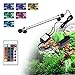 S SMIFUL LED Aquarium Lights RGB Fish Tank Lights Underwater IP68 Waterproof Submersible Remote Control Tank Lights Color Changing Fish Aquarium Tank Waterfall Lighting, 11 inch
