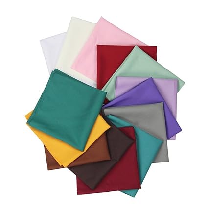 Seasofbeauty 5 Serviettes De Table En Tissu 50x 50cm Mariage Rose