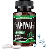 SUPRANOURISH Pure NMNH Supplement 120 Capsules - 800mg High-Purity NMNH Supplements, NAD Supplement for Boost NAD+ for Anti-Aging & Cellular Energy