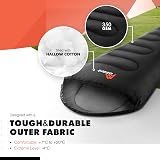 azark Premium Sleeping Bag 350GSM Waterproof 4 Seasons 210x80cm Black view 4