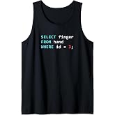 SQL Database Query Programmer Tank Top