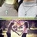 4EAELove Customize Best Friends Panda Necklace Engraved Matching Broken Heart Pendant Charm Friedship Relationship Jewelry Titanium Steel (Silver, Can't Custom)
