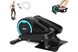 KYY Under Desk Elliptical, Magnetic Portable Ellipse Leg Exerciser, Stair Stepper, Under Desk Bike Pedal Exerciser, Mini Elliptical Machines for Home Use, Exerciser for Seniors