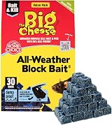 The Big Cheese All-Weather Rodent Block 30 x 10g For Mice and Rats Blue