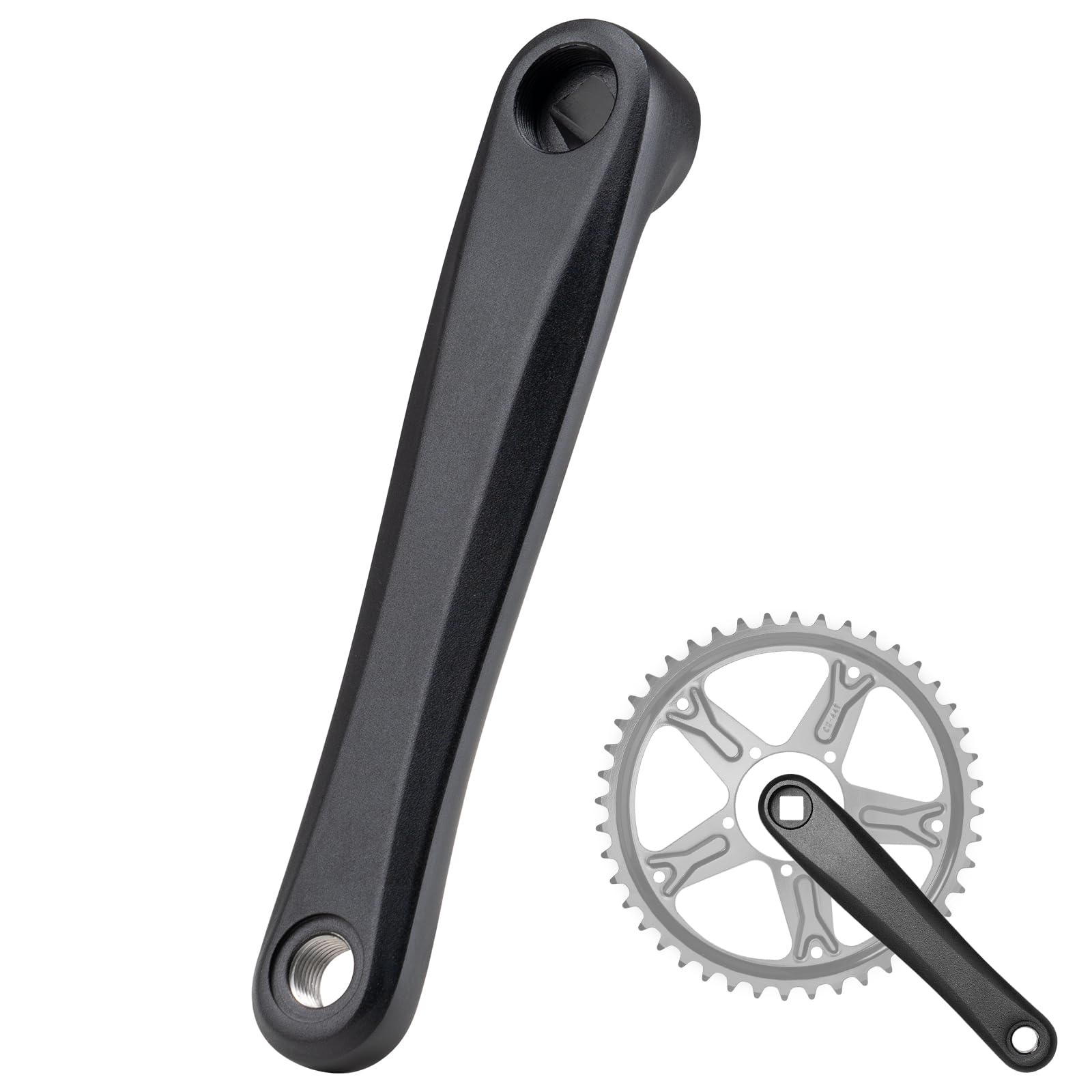 BAFANG E-Bike Crank Arm Aluminium Alloy Left Single Chain Crank Electric Bicycle Crank for BBS Motor