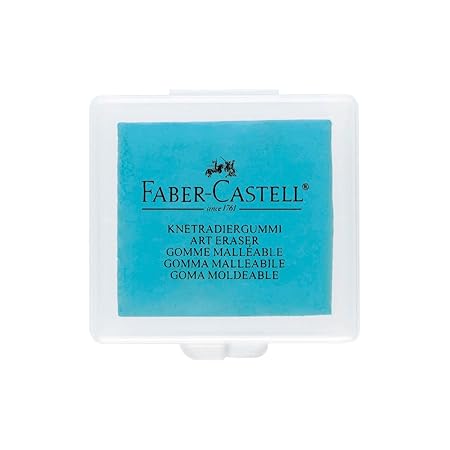 Faber-Castell 127121 - Knetradiergummi Art Eraser in Kunststoffbox, sortiert
