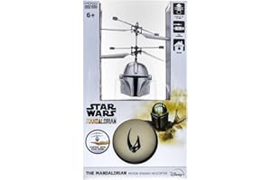 WORLD TECH TOYS Star Wars Mando Helmet UFO Ball Helicopter Mandalorian Copter Toy Boys 6 and Up