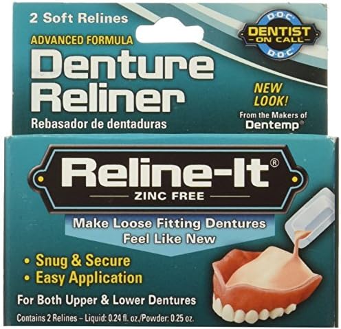 Doc Advanced Reline-It Denture Reliner, 2 Count by Doc