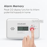 WISUALARM WisuAlarm Carbon Monoxide Detector 10-Year Battery LCD EN view 5