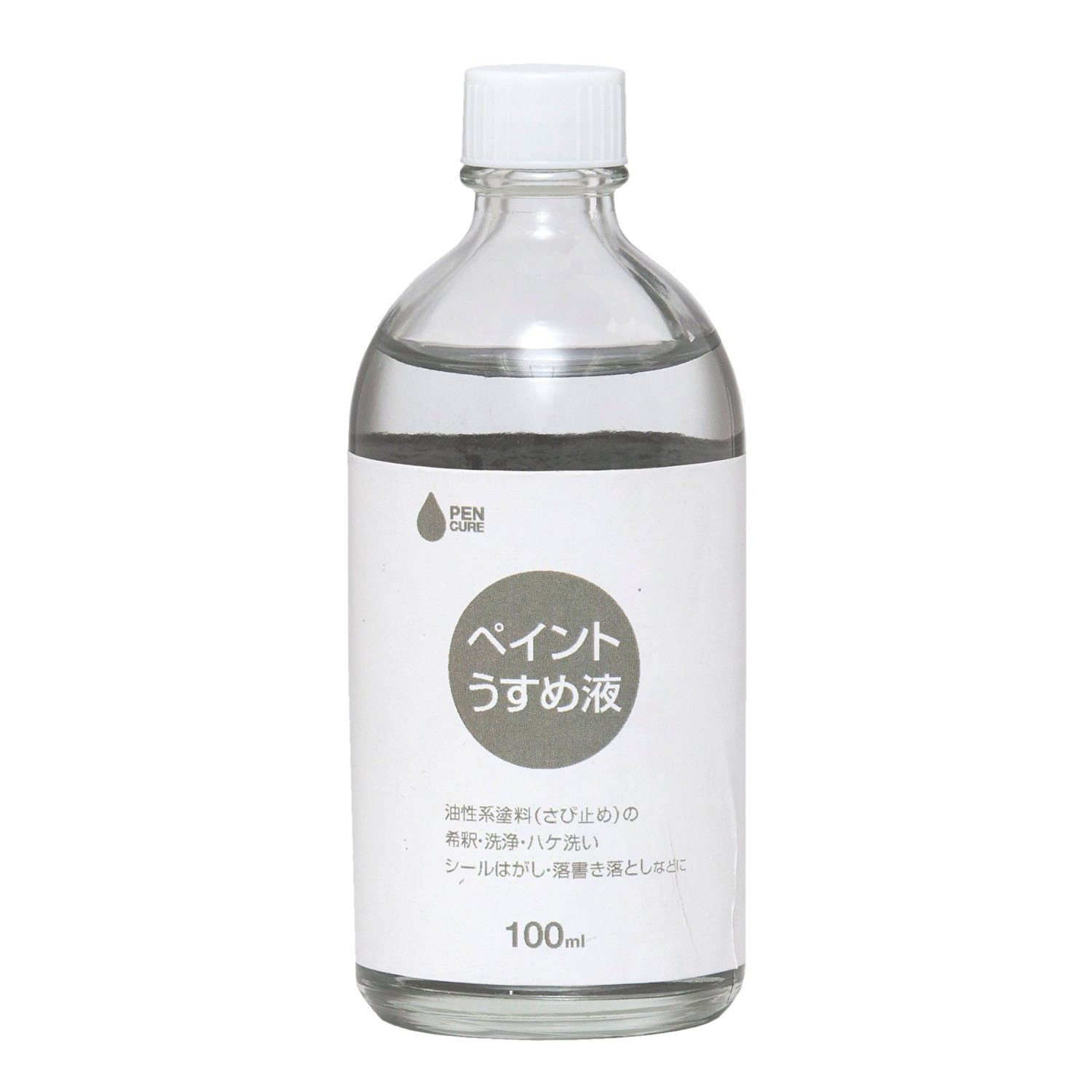 ニッペ ペンキ 塗料 ペンキュア ペイントうすめ液 100ml 油性 うすめ液 シンナー 日本製 4976124353093商品画像