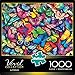 Buffalo Games - Vivid Collection - Butterflies - 1000 Piece Jigsaw Puzzle , Blue