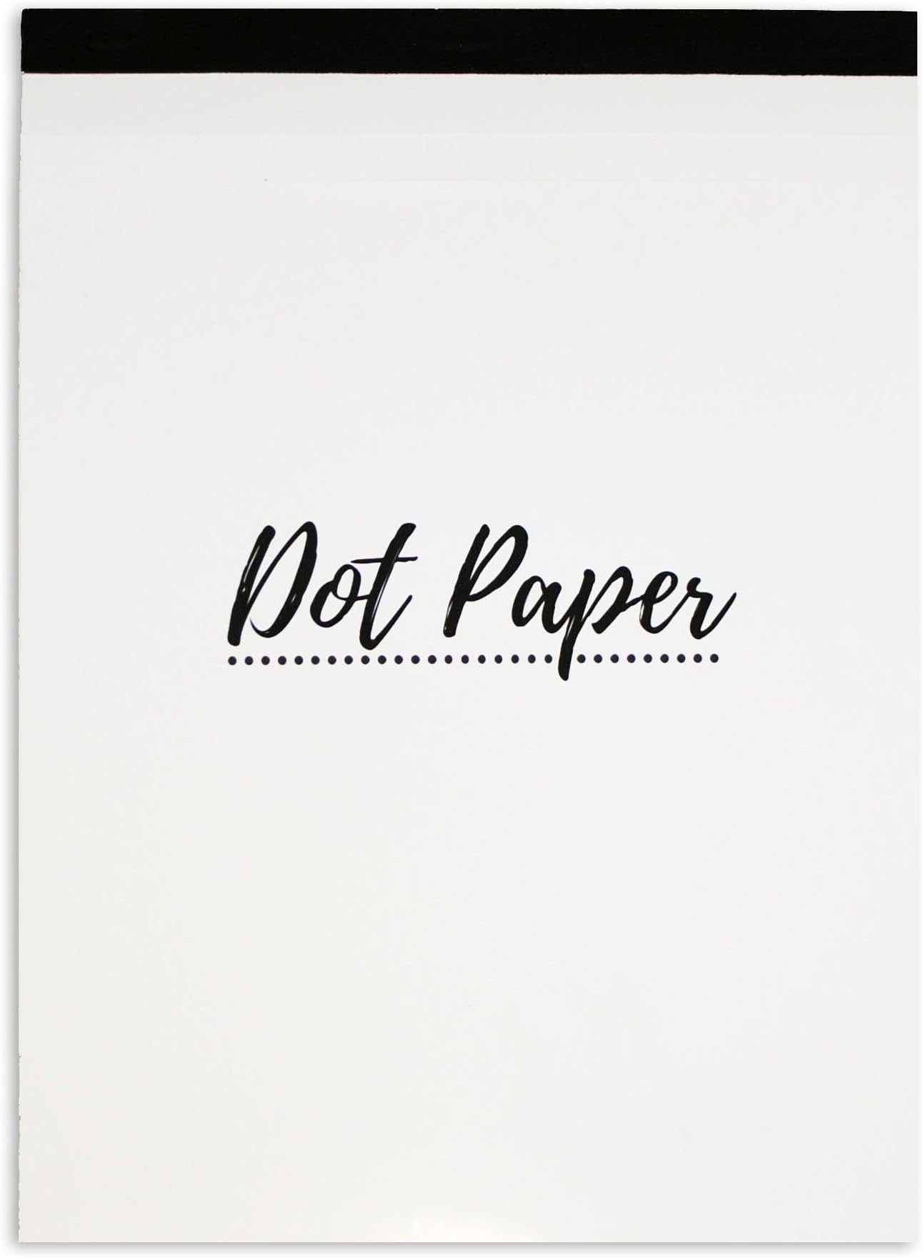 Dot Paper Writing Tablet, 100 Sheets, 8.5 x 11 Inches Perforated Sheet Size, Double Sided Pad
