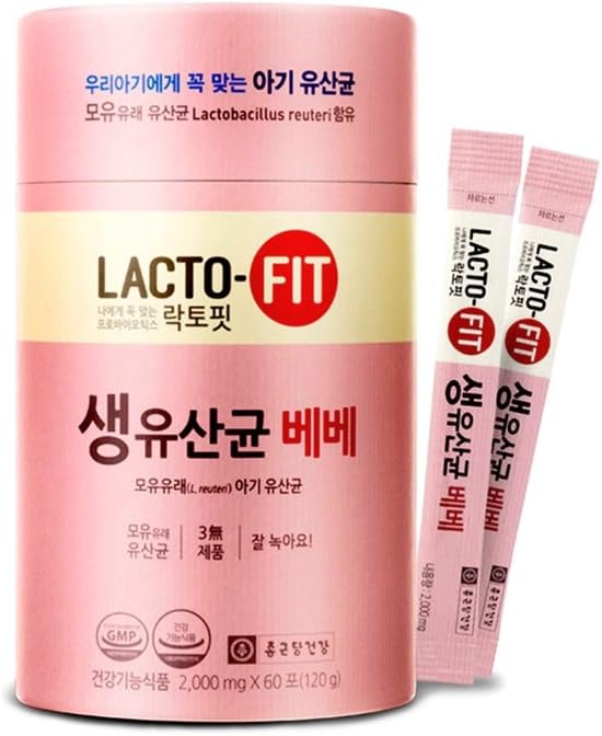 Chong Kun Dang Lacto-Fit Lactobacillus Reuteri for Baby 2000Mg/60 Count