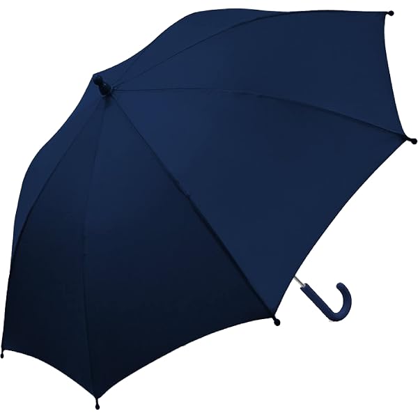 IRain Kid's Solid Color Stick Umbrella With Hook Handle – 35 Inch Arc, Pinch-Proof, Lightweight Rain Umbrella For Children - View #9