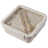 Chchmu Bento Box Portable Lunch Box Leakproof Salad