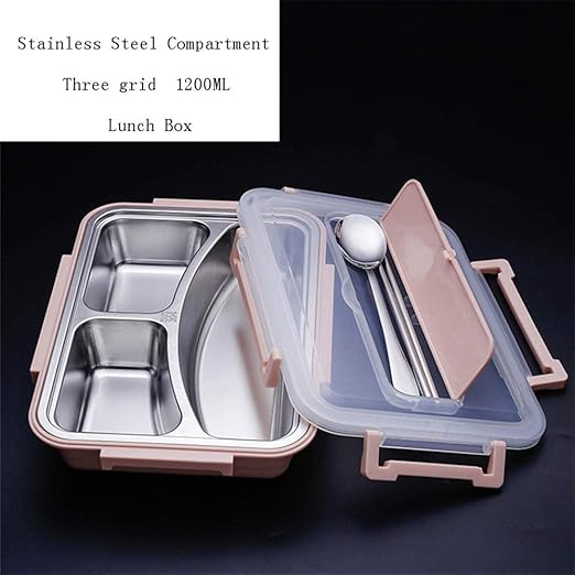 iHouse - Fiambrera de Acero Inoxidable + Eco PP, para conservar ...