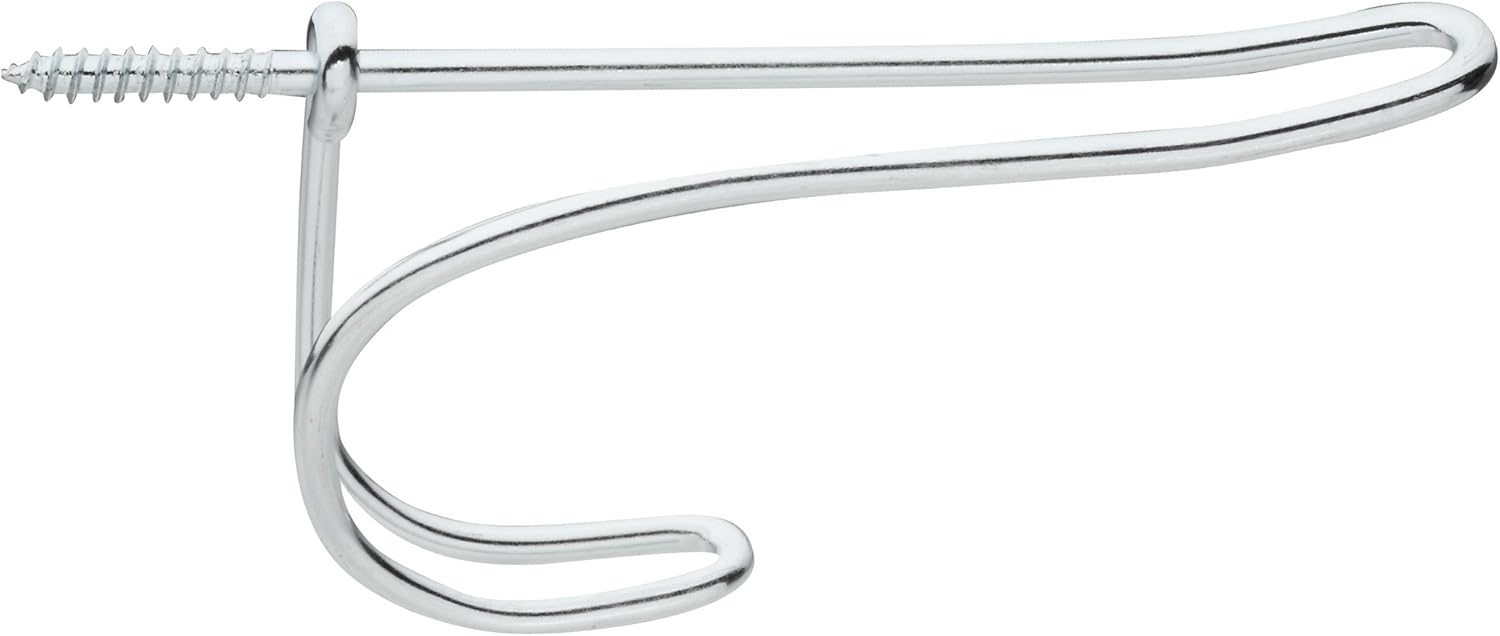 Stanley Hardware S756-056 CD7083 Wire Coat & Hat Hook in Zinc, 2 piece