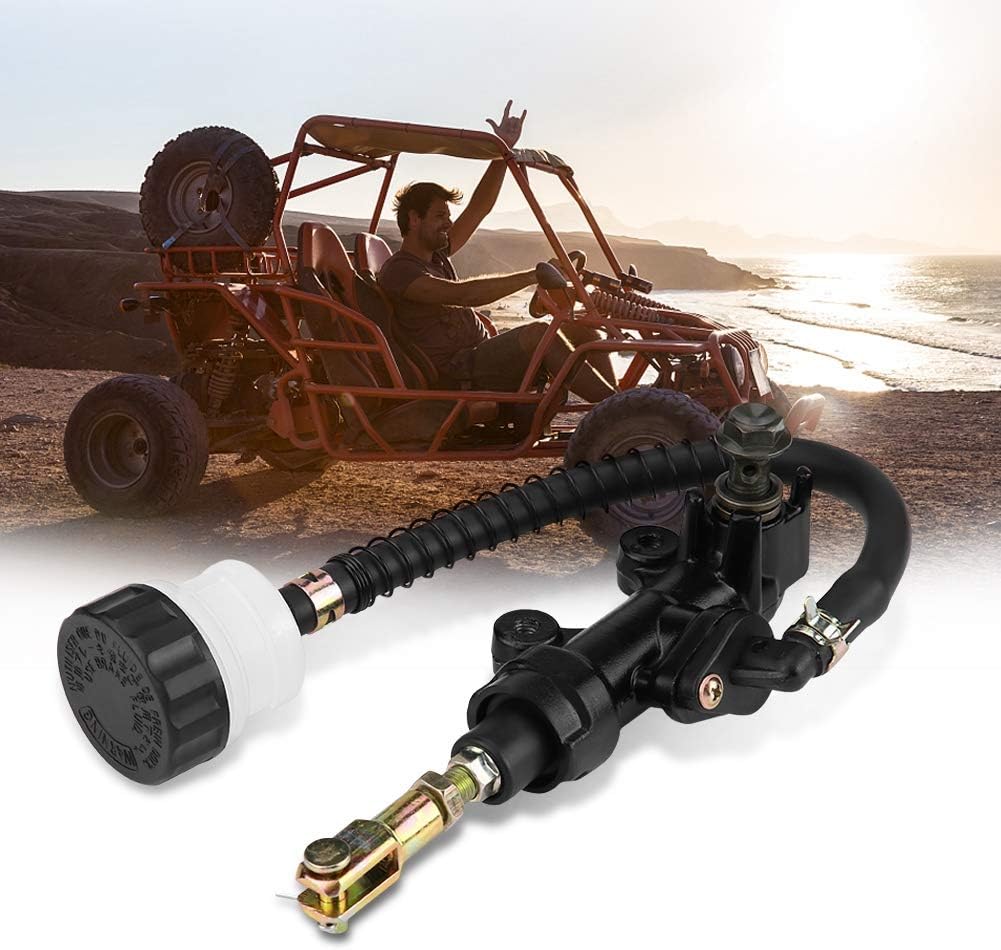 Kimiss Motorcycle Brake Master Cylinder,Aluminium Alloy Rear Pump Hydraulic Brake Master Cylinder for GSXR 600 750 1000 1300//motorcycle rear brake master cylinder - Image 4