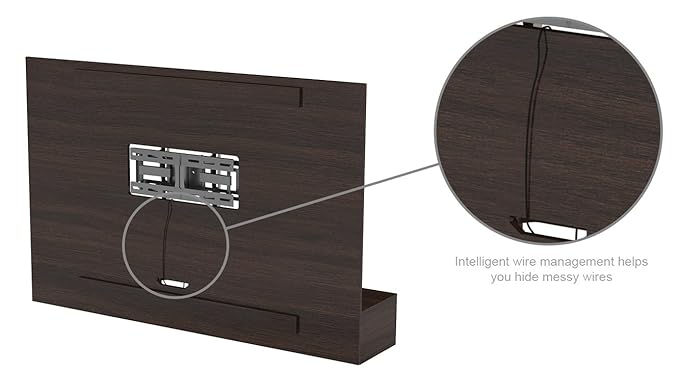 Urban Ladder Iwaki Swivel 59 Entertainment-TV Cabinet (Dark Walnut Finish)