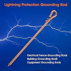 Portable Grounding Rod with 4ft 12AWG UL Listed