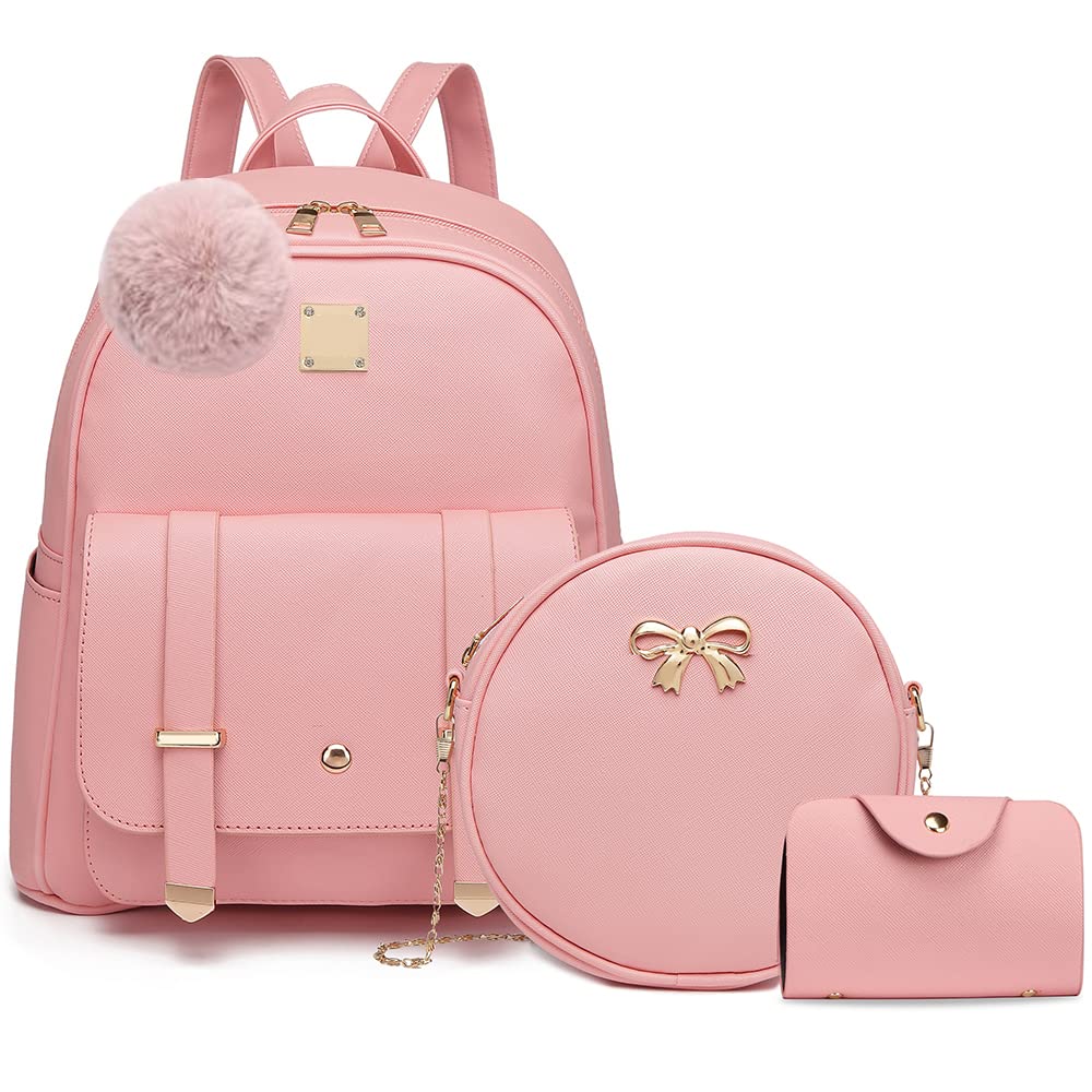 Girls Fashion Mini Leather Backpack Purse for Women Cute  display picture 1