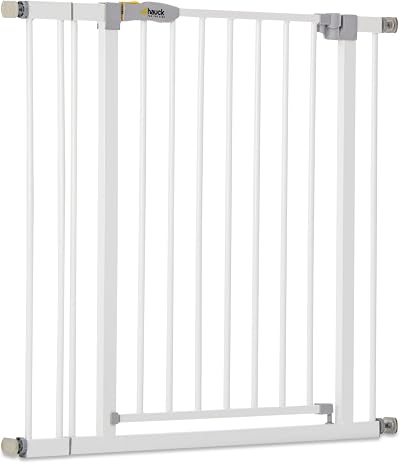 hauck Safety Gate for Doors and Stairs Open N Stop KD 84-89 cm White