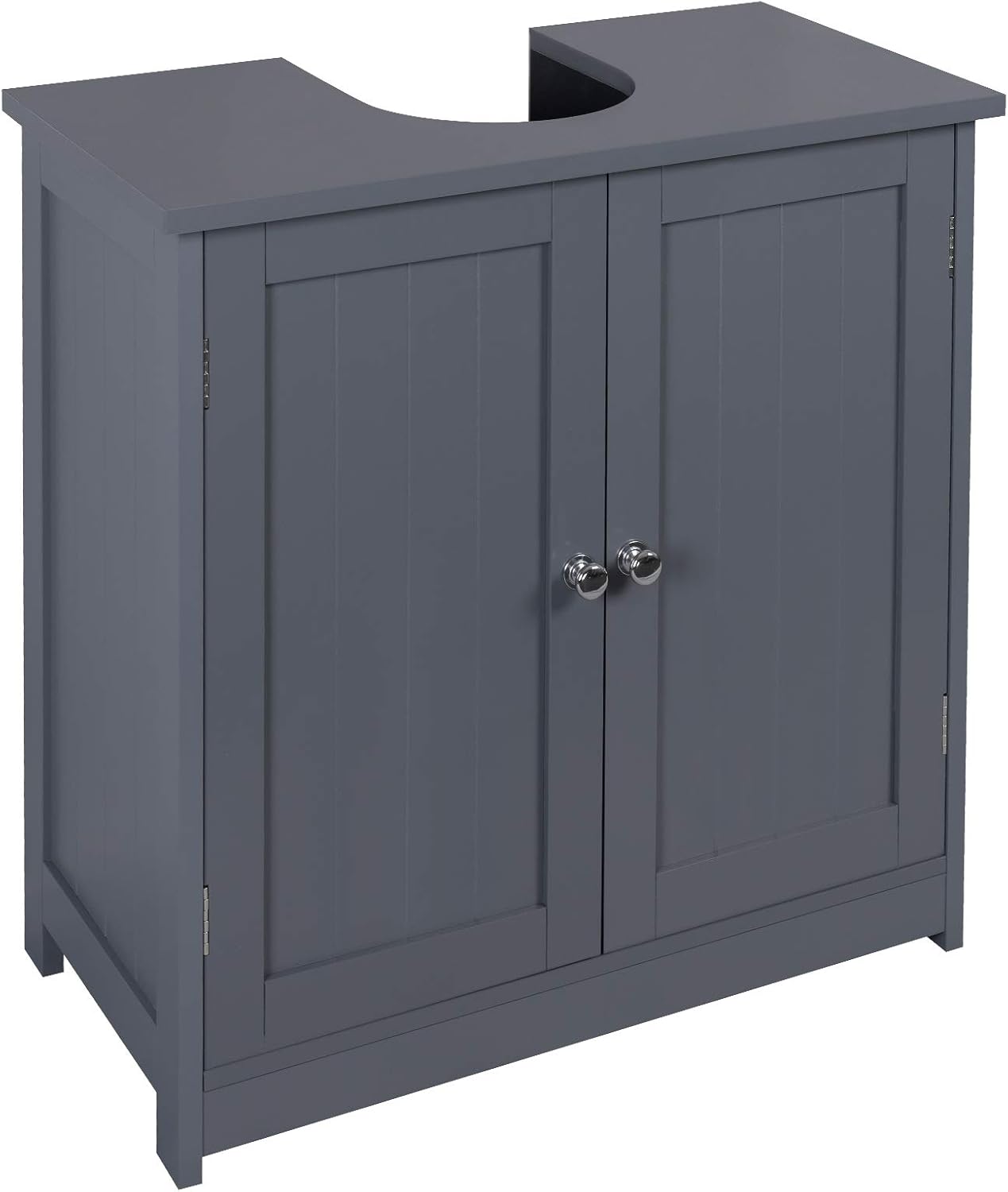 eSituro SBP0045 Waschbeckenunterschrank Badschrank mit Siphonausschnitt